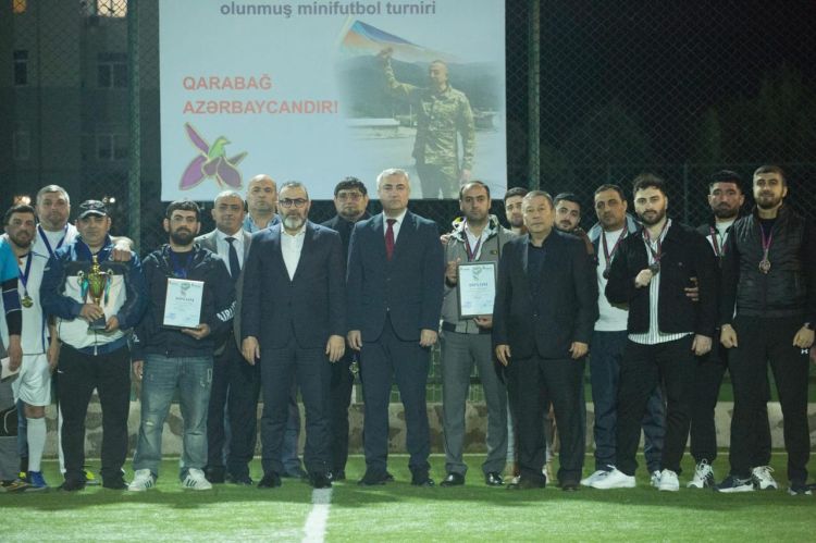 “Azərikimya” İB-nin təşkil etdiyi minifutbol turnirinin qalibləri müəyyənləşdi