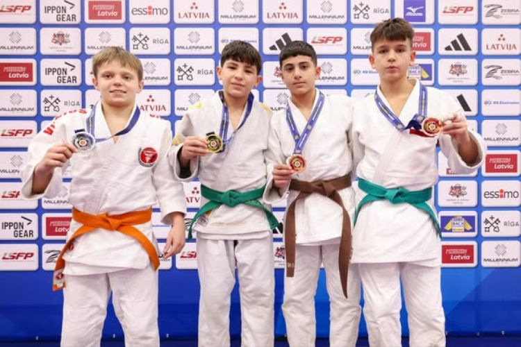 Azərbaycan cüdoçuları beynəlxalq turnirdə 4 medal qazanıblar