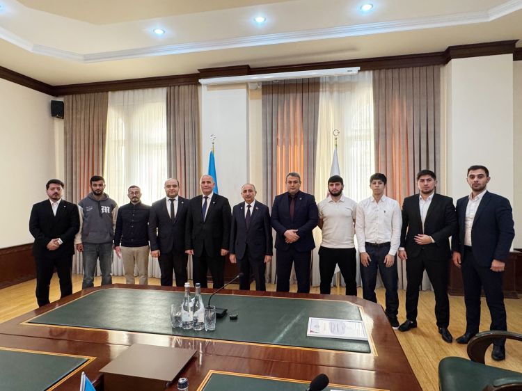 “Qərbi Azərbaycan Kuboku”nun qalibi "Loru" komandası ilə görüş keçirilib - FOTOLAR