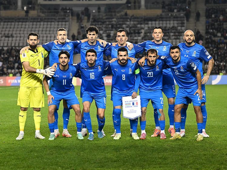 Azərbaycan millisi ilin son reytinqində mövqeyini qoruyub saxladı