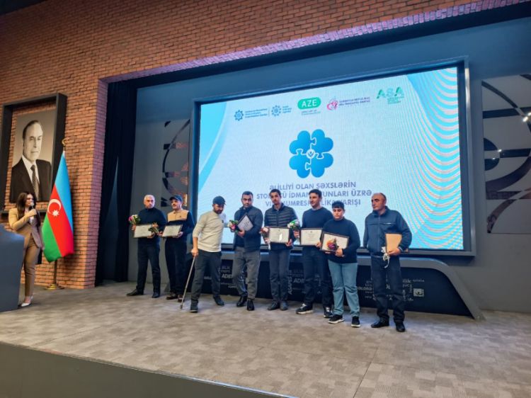 Əlilliyi olan şəxslərin stolüstü idman oyunları üzrə VII Ümumrespublika yarışının final mərhələsi keçirilib