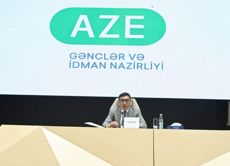 Fərid Qayıbov ötən ay ərzində beynəlxalq yarışlarda yüksək nəticələr əldə etmiş idmançılarla görüşüb