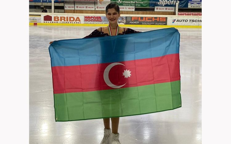 Azərbaycanlı fiqurlu konkisürən İtaliyada beynəlxalq yarışda gümüş medal qazanıb