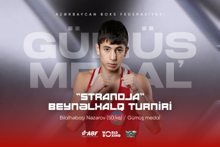 Bilalhəbaşi Nəzərov “Strandja” turnirində gümüş medal qazanıb