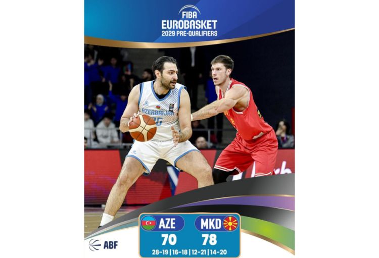 Avropa çempionatı: Azərbaycan seçmə mərhələdə Şimali Makedoniyaya uduzub