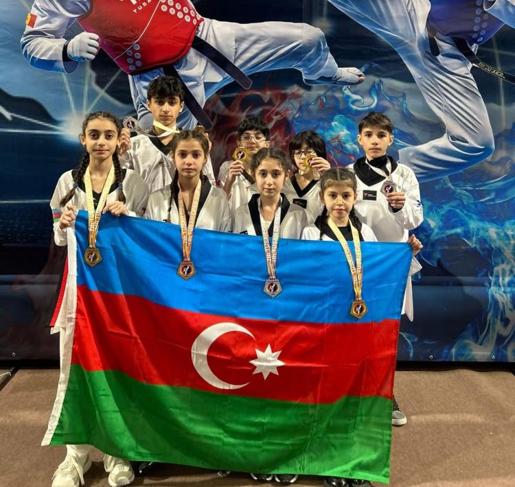 Azərbaycan taekvondoçuları Moldovada 7 medal qazanıb