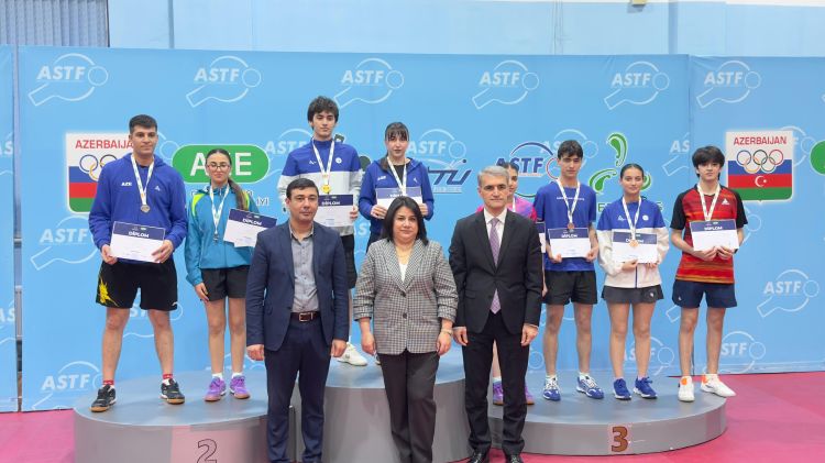 Stolüstü tennis üzrə ölkə çempionatına yekun vurulub