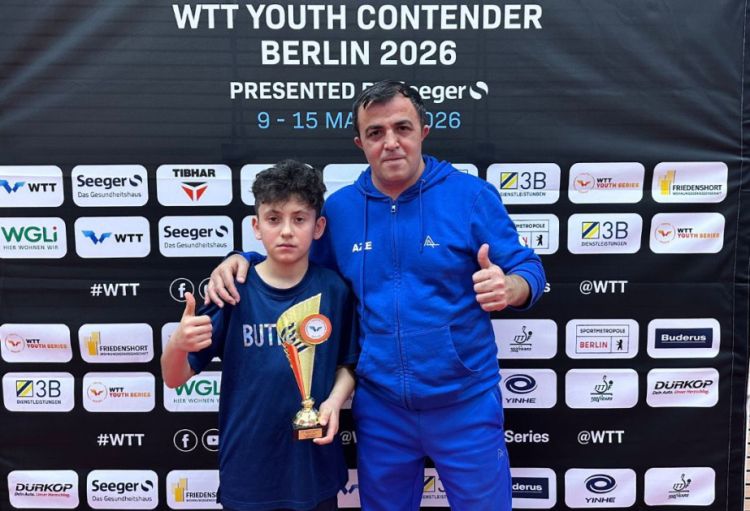 Azərbaycanın stolüstü tennisçiləri beynəlxalq yarışda bürünc medal qazanıblar