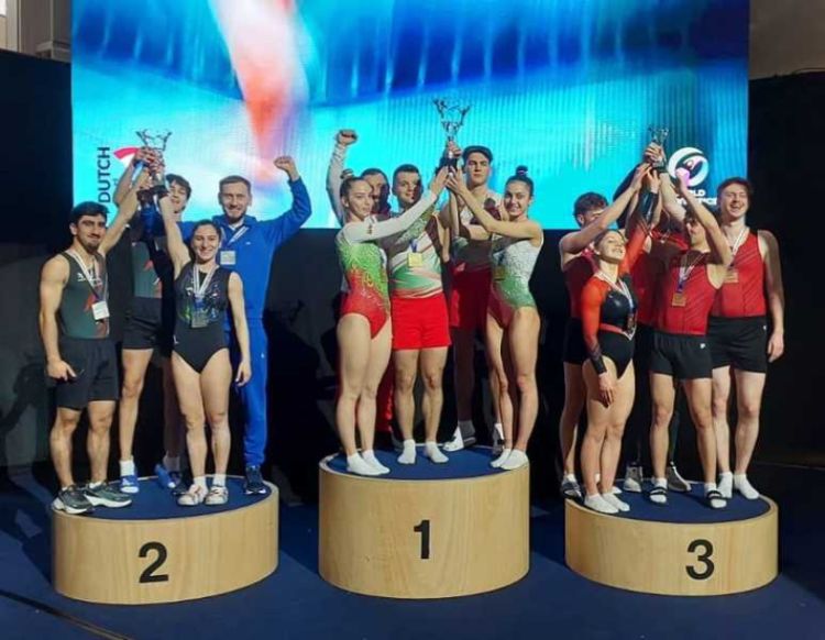 Azərbaycan gimnastları beynəlxalq yarışlarda səkkiz medal qazandılar
