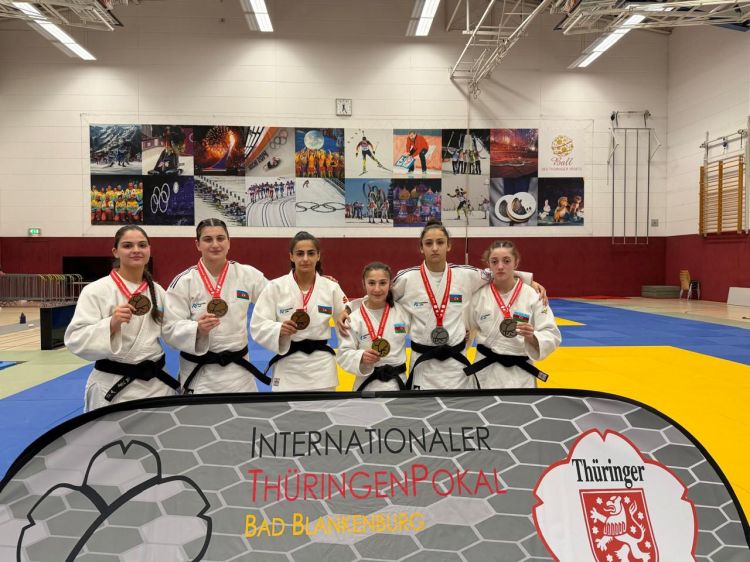 Azərbaycan cüdoçuları Türingiya Kubokunda 6 medal qazanıb