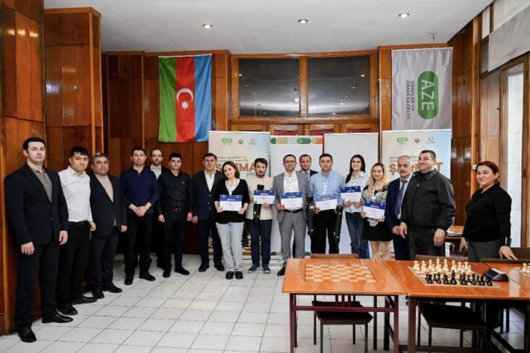 Dövlət qurumlarının əməkdaşları arasında keçirilən şahmat yarışının qalibləri bilindi