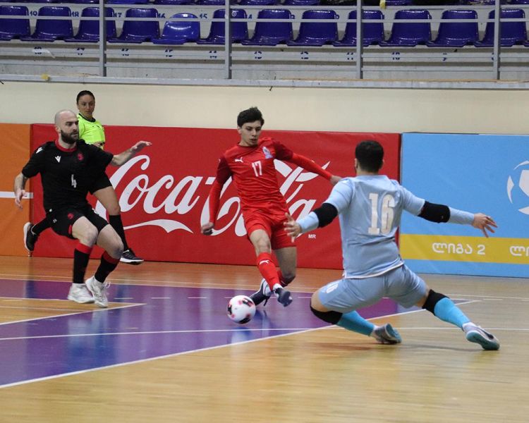 Azərbaycan futzal millisi Gürcüstana uduzub