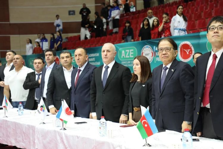 Bakıda karate üzrə "Grand Prix" beynəlxalq turnirinin açılış mərasimi keçirilib