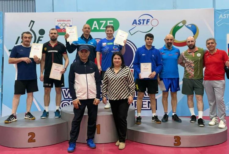 Stolüstü tennis üzrə "Baku Open" turnirinin qalibləri müəyyənləşib