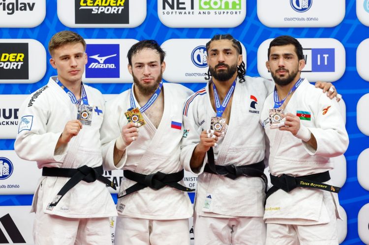 Azərbaycan cüdoçuları Avropa çempionatının ilk günündə iki bürünc medal qazanıb