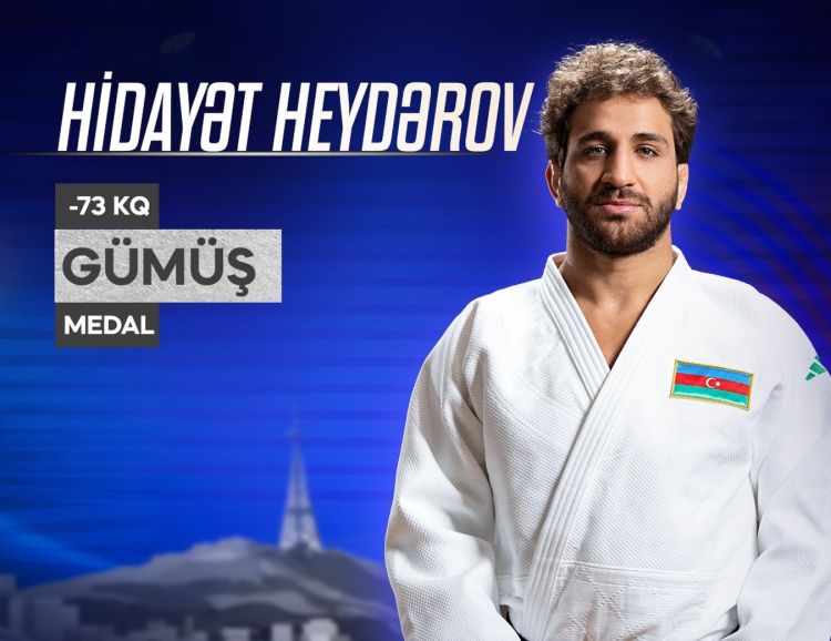 Hidayət Heydərov Avropa çempionatında gümüş medal qazanıb