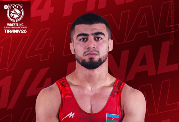 Azərbaycanın üç güləşçisi Avropa çempionatında yarımfinala yüksəlib