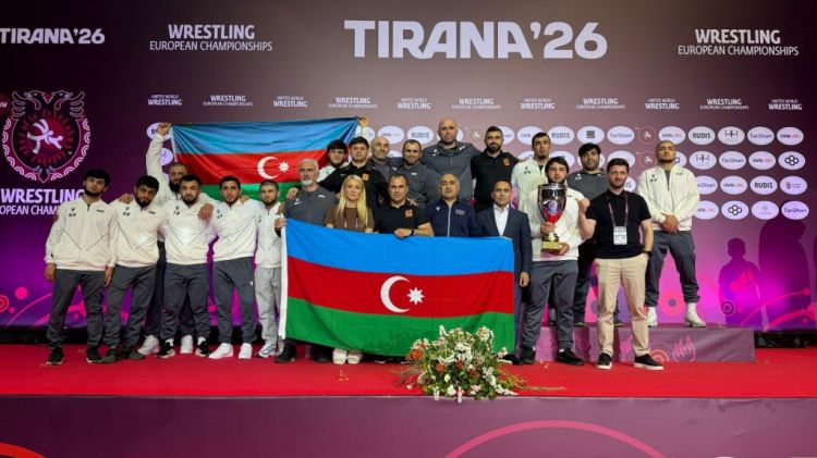Sərbəst güləş üzrə Azərbaycan millisi tarixində 6-cı dəfə Avropa çempionu olub
