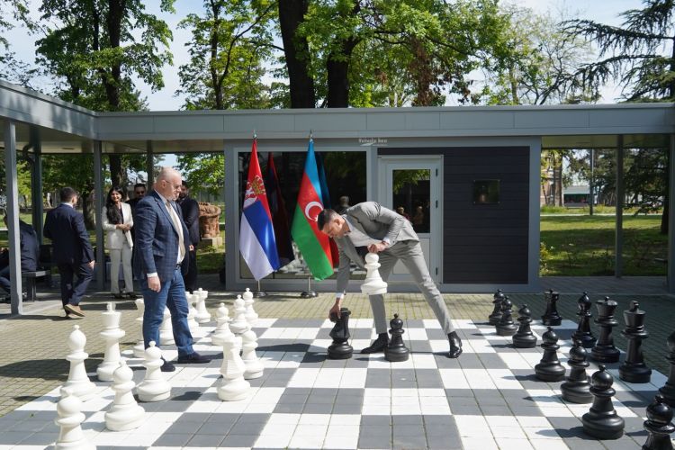 Azərbaycan–Serbiya dostluğunun növbəti nümunəsi  - Belqradda şahmat pavilyonu