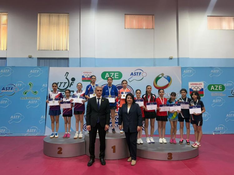 Stolüstü tennis üzrə Azərbaycan çempionatının qalibləri bəlli olub