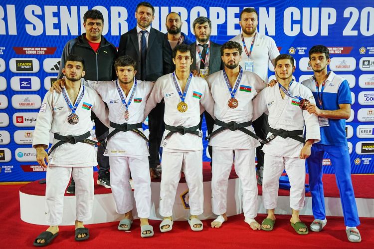 Azərbaycan cüdoçuları Avropa Kubokunda 5 medal qazandı