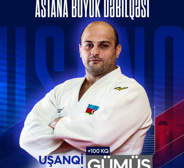 Uşanqi Kokauri Astanada gümüş medal qazandı