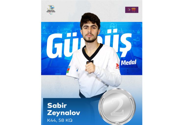 Parataekvondo üzrə Avropa çempionatında Azərbaycan idmançısından gümüş medal