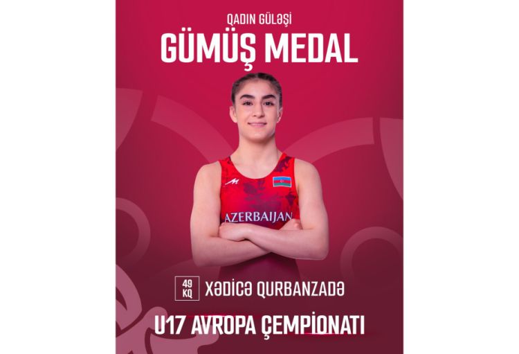 Azərbaycan güləşçisi Avropa çempionatında gümüş medal qazandı