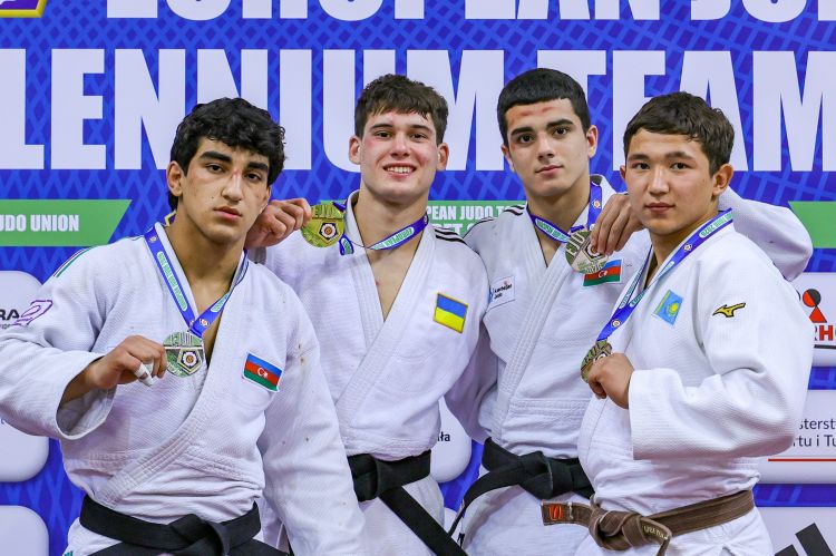 Yeniyetmə cüdoçularımız Avropa Kubokunu 13 medalla başa vurdu