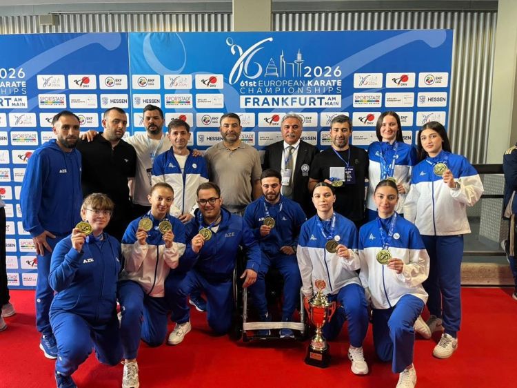 Azərbaycan karateçiləri Avropa çempionatında 9 medal qazanıblar