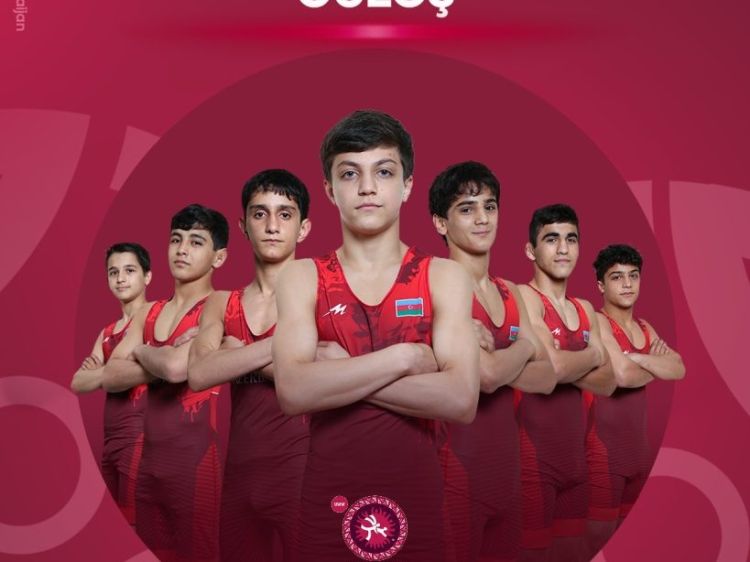 Azərbaycan güləşçiləri U15 Avropa çempionatını 6 medalla başa vurdu