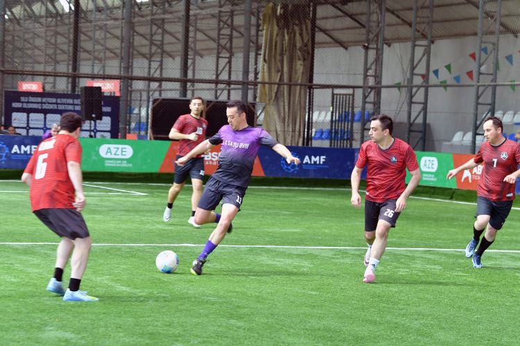 Dövlət Vergi Xidmətinin əməkdaşları arasında keçirilən minifutbol turniri başa çatıb
