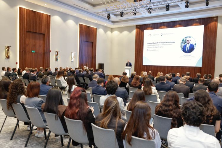 "QDF-in dostları" platforması çərçivəsində Cəbrayıl, Qubadlı və Zəngilan rayonlarının investisiya potensialı təqdim edilib