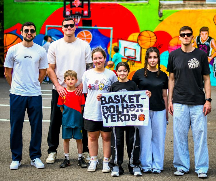 Bakıda “Basketbol hər yerdə” layihəsi çərçivəsində ilk meydança istifadəyə verildi
