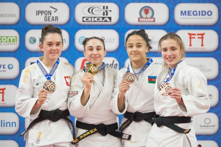 Azərbaycan cüdoçuları Tallində 3 medal qazandılar