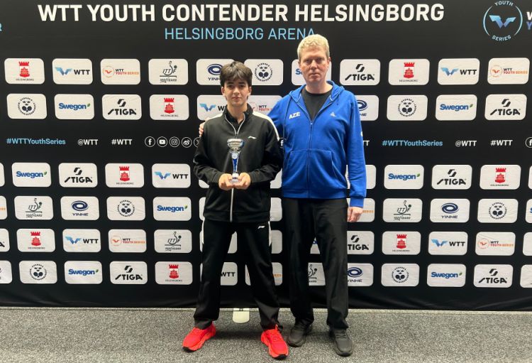 Azərbaycan stolüstü tennisçisi İsveçdə beynəlxalq turnirin bürünc medalını qazandı