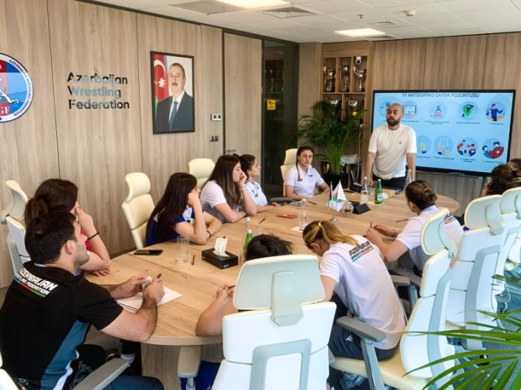 Qadın güləşçilər üçün antidopinq seminarı keçirildi