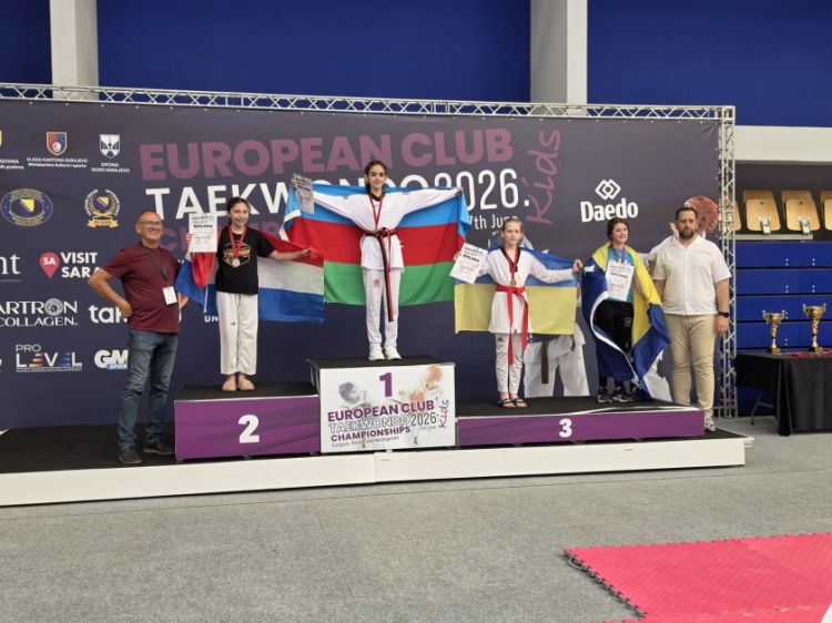 Taekvondoçularımız Avropa çempionatını zirvədə başa vurdular