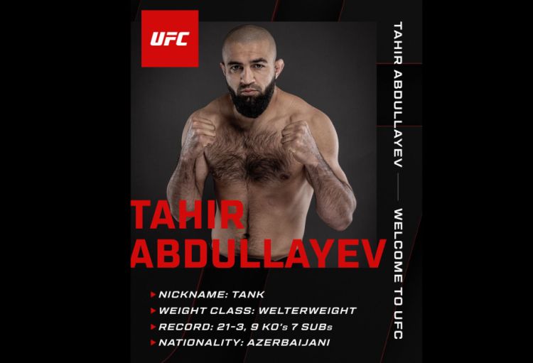 Azərbaycanlı döyüşçü UFC-də debüt edəcək