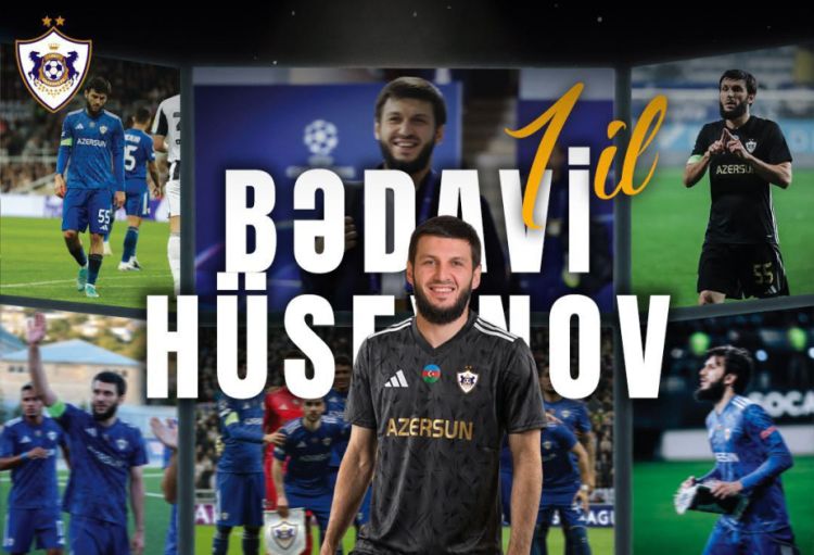 "Qarabağ" Bədavi Hüseynovla yeni müqavilə imzaladı