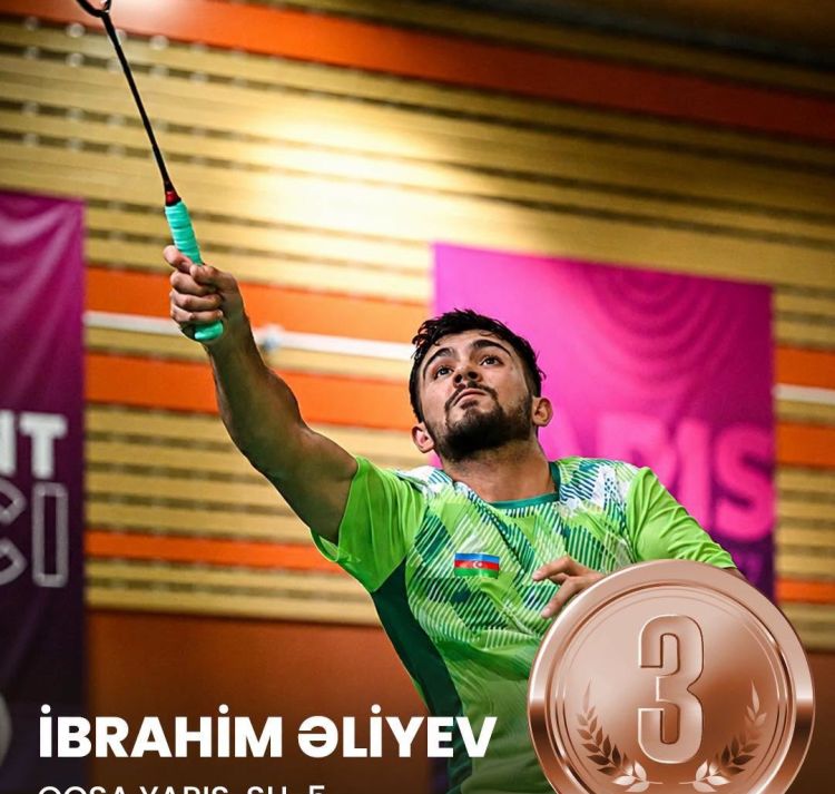 Azərbaycan parabadmintonçusu Fransada beynəlxalq turnirin bürünc medalını qazandı
