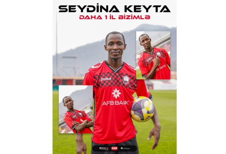"Qəbələ" Seydina Keytanın müqaviləsini yenilədi