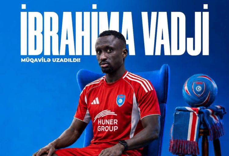 "Turan Tovuz" İbrahima Vadci ilə müqaviləni yenilədi