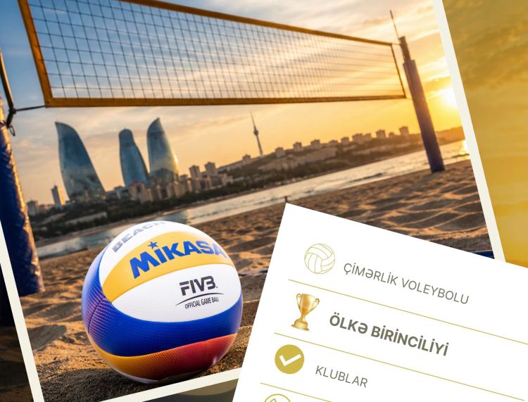 Çimərlik voleybolu üzrə Azərbaycan birinciliyinin vaxtı açıqlandı