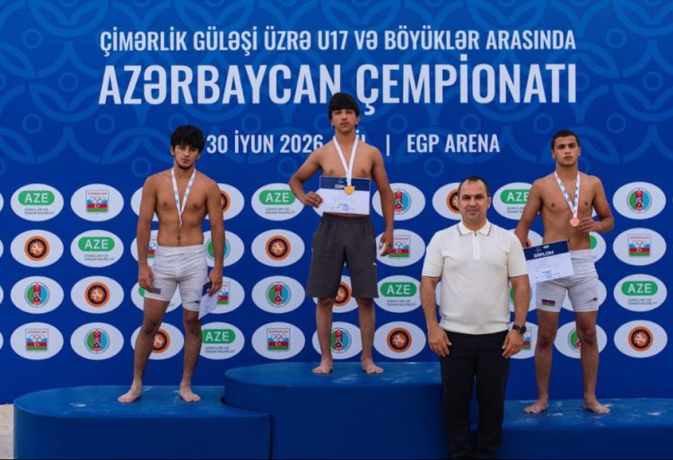 U-17 çimərlik güləşi çempionatında rekord iştirak qeydə alındı
