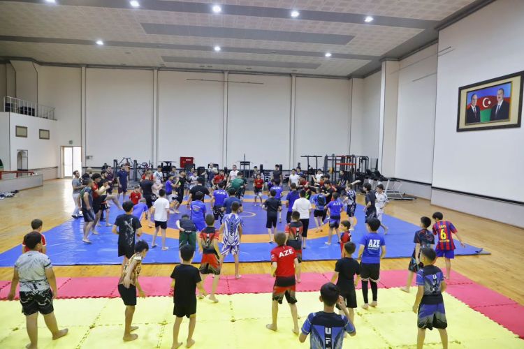 UFC döyüşçüsü Fərman Həsənov Naxçıvanda idmançılar üçün "ustad dərsi" keçib