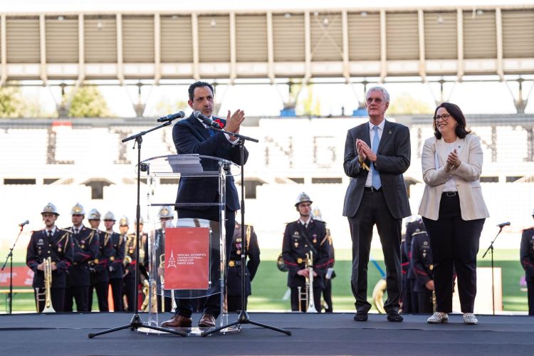"Xüsusi Olimpiya Birləşmiş Futbol Dünya Kuboku"nun açılış mərasimi keçirildi
