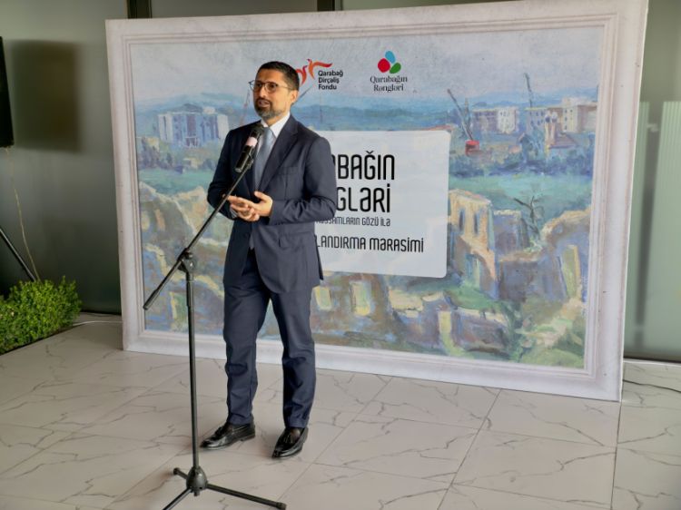 “Qarabağın rəngləri” layihəsində iştirak edən gənc rəssamlar mükafatlandırılıb