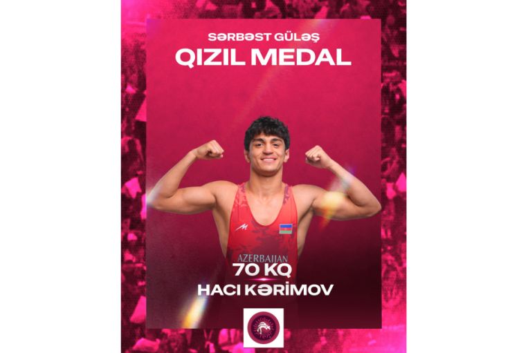 Azərbaycan güləşçisi U-20 Avropa çempionu oldu