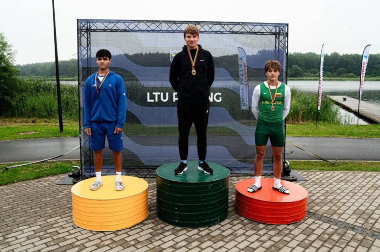 Azərbaycan avarçəkəni Litvada gümüş medal qazandı